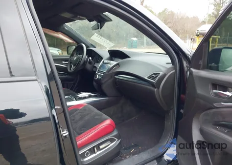 2019 Acura Mdx Tech A-Spec Pkgs из США, поврежденный, VIN 5J8YD4H07KL803376